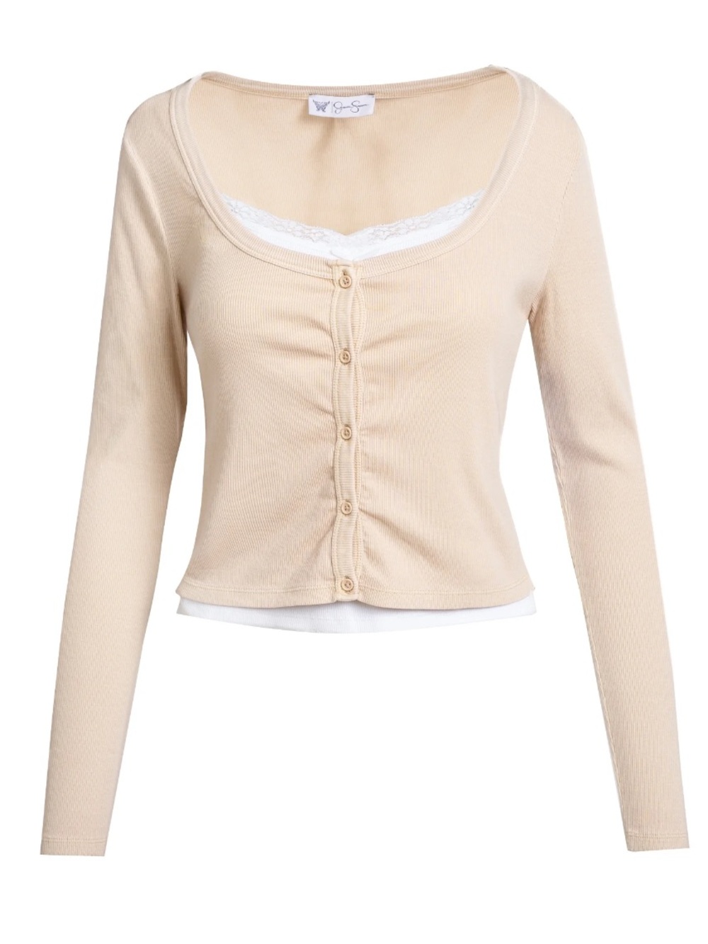 Jessica Simpson Women's Manuela Layered Look Top - Picture 1 of 4